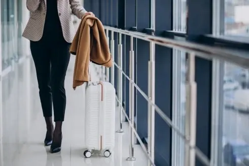 Traveler With Luggage